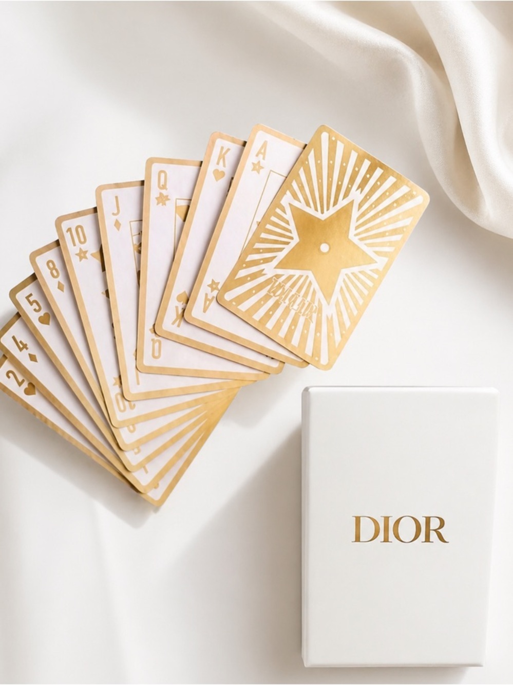 Dior Playing Cards gold entire set